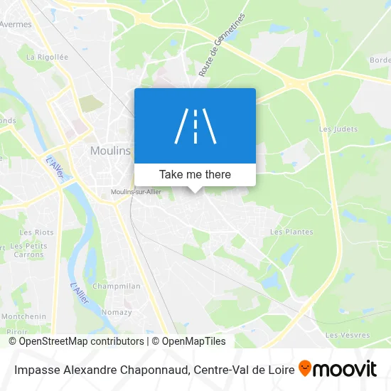 Impasse Alexandre Chaponnaud map