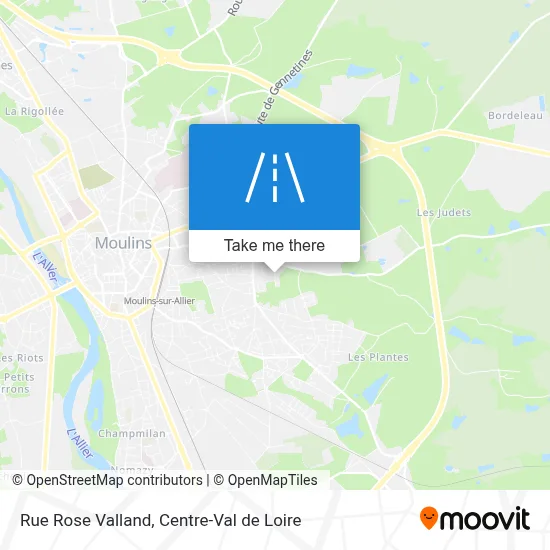 Rue Rose Valland map