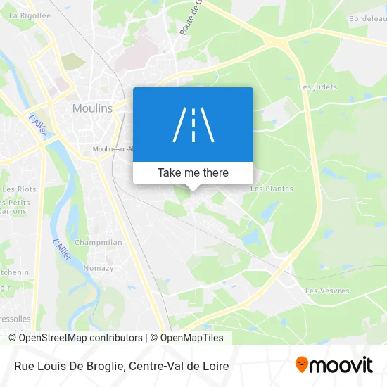 Rue Louis De Broglie map