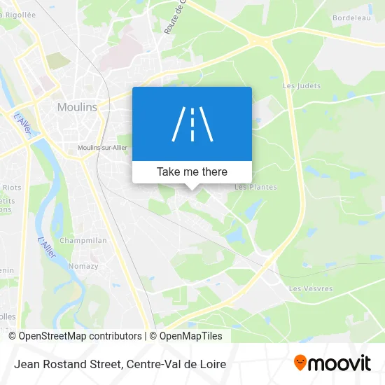 Rue Jean Rostand map