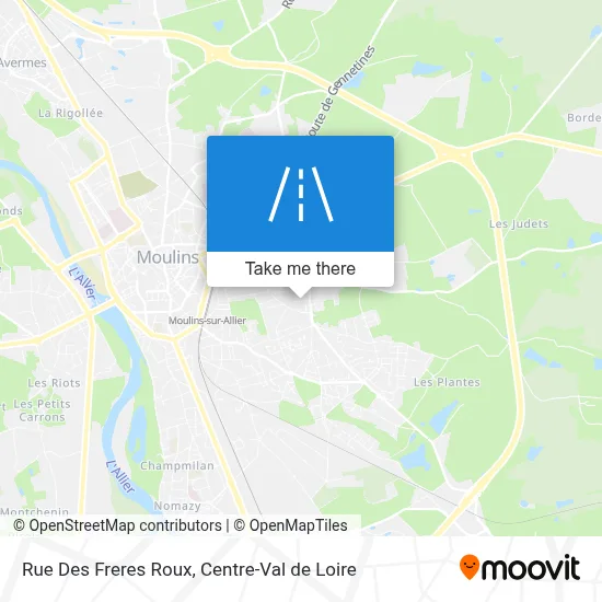 Rue Des Freres Roux map