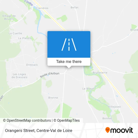 Rue Des Orangers map