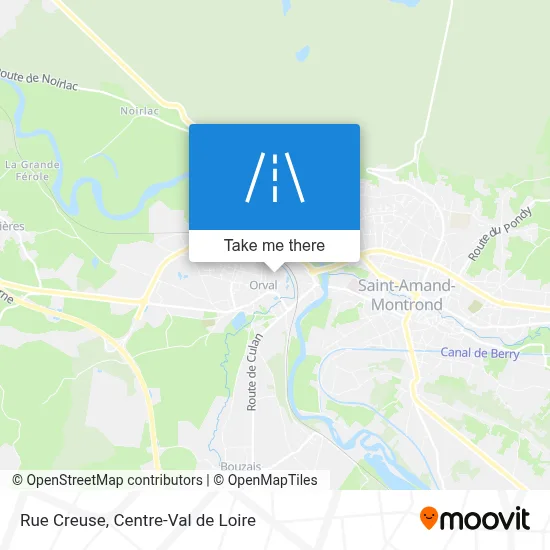 Rue Creuse map