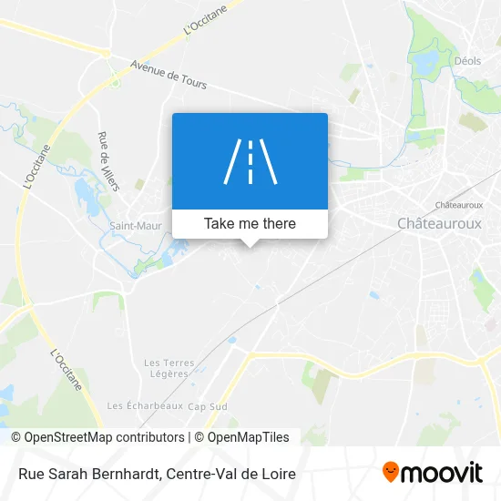 Rue Sarah Bernhardt map