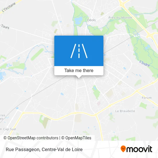 Rue Passageon map