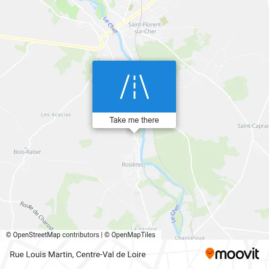 Rue Louis Martin map