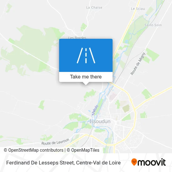 Rue Ferdinand De Lesseps map