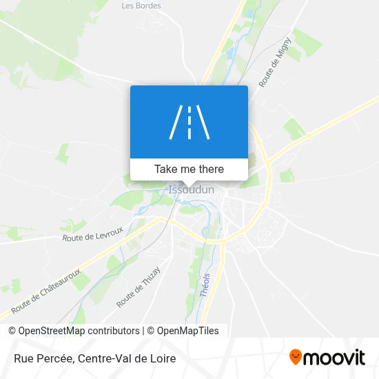 Rue Percée map