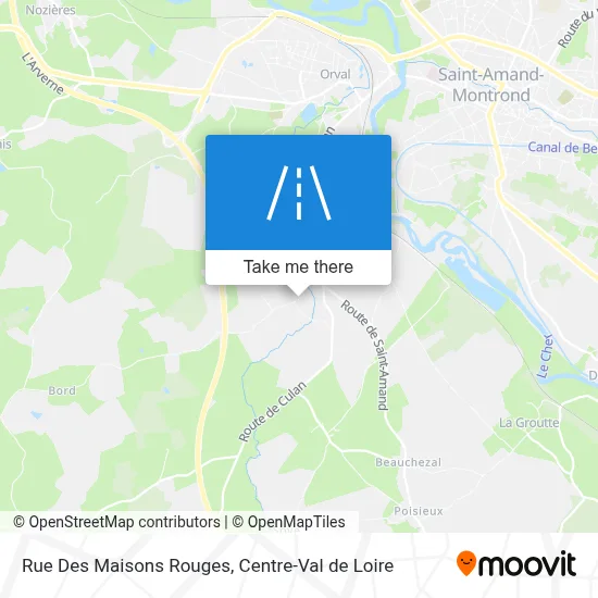 Rue Des Maisons Rouges map
