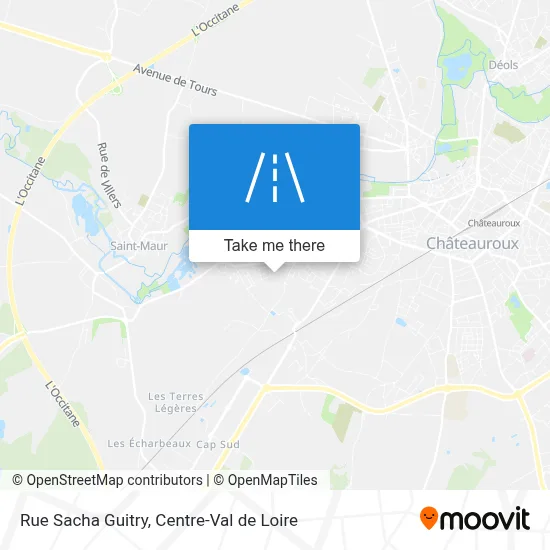 Rue Sacha Guitry map