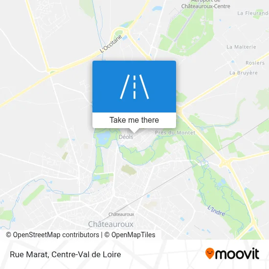 Rue Marat map