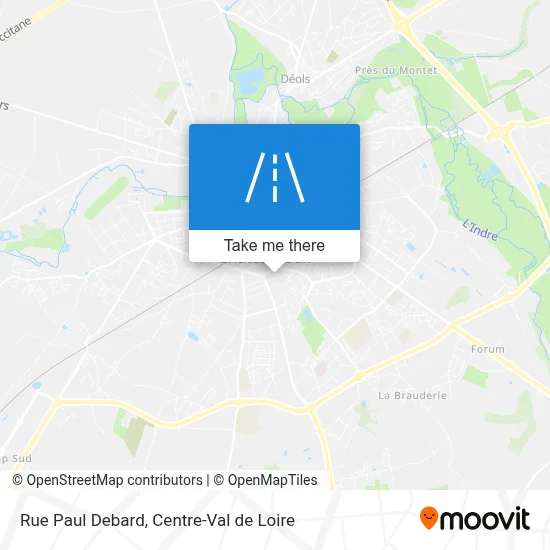 Rue Paul Debard map