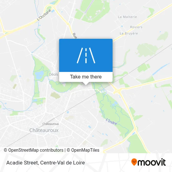 Rue D'Acadie map