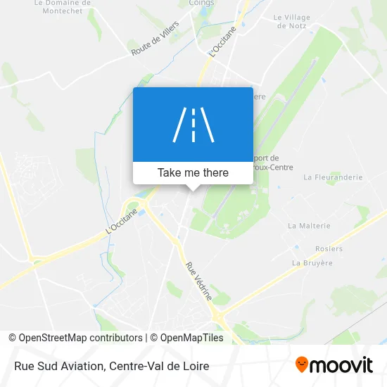 Rue Sud Aviation map