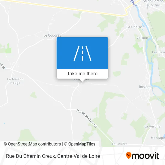 Rue Du Chemin Creux map