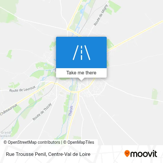Rue Trousse Penil map