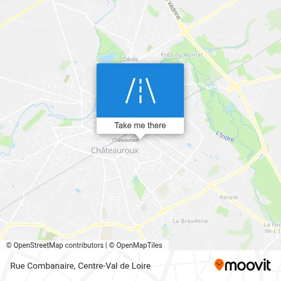 Rue Combanaire map
