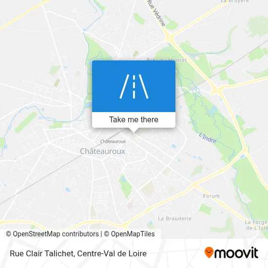Rue Clair Talichet map