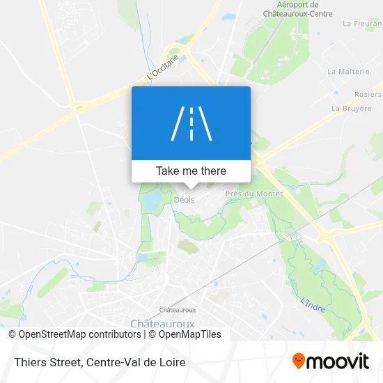 Rue Thiers map