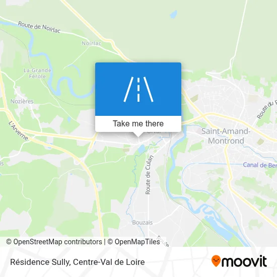 Résidence Sully map