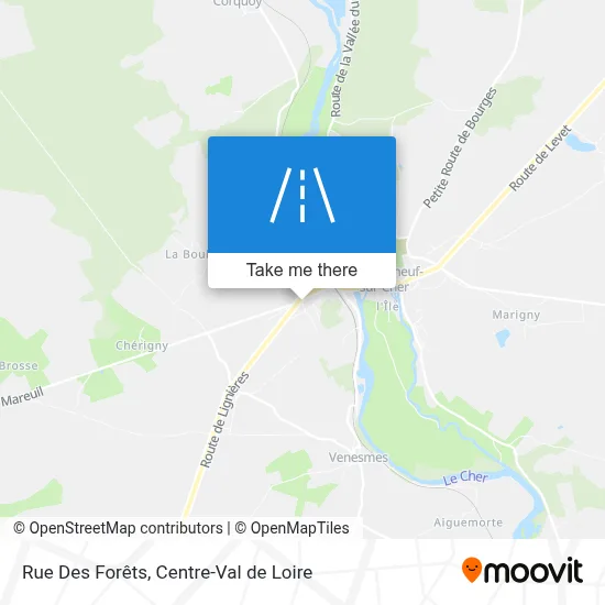 Rue Des Forêts map