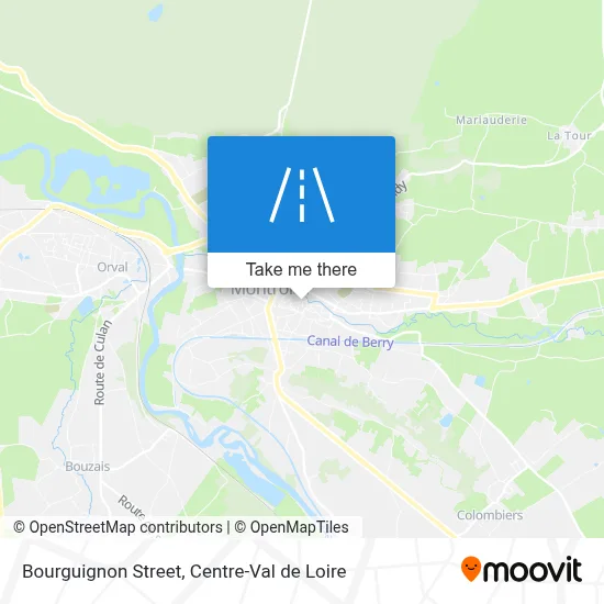 Rue Bourguignon map