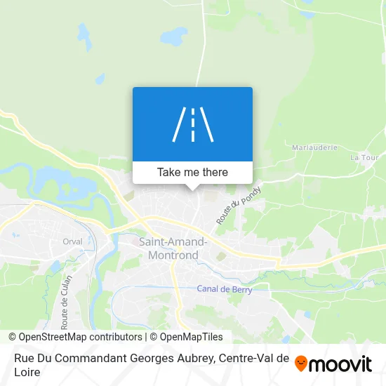 Rue Du Commandant Georges Aubrey map