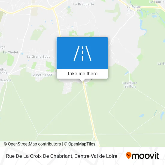 Rue De La Croix De Chabriant map