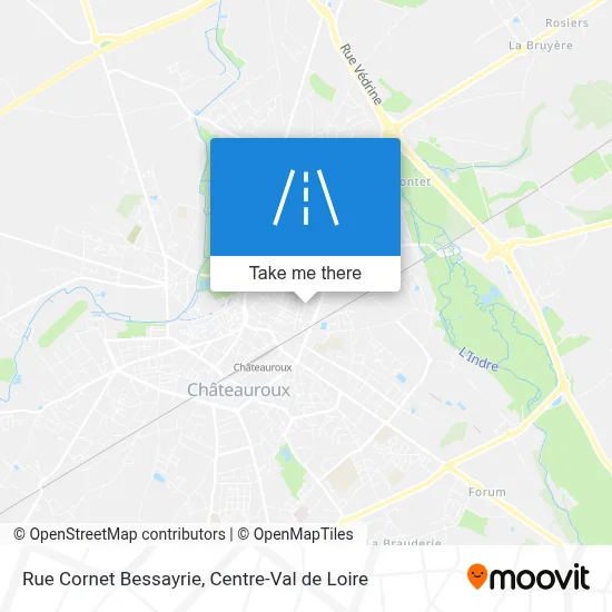 Rue Cornet Bessayrie map