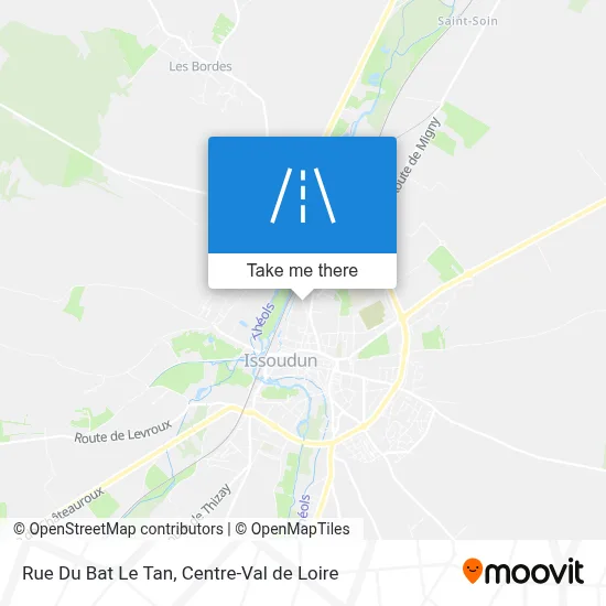 Rue Du Bat Le Tan map