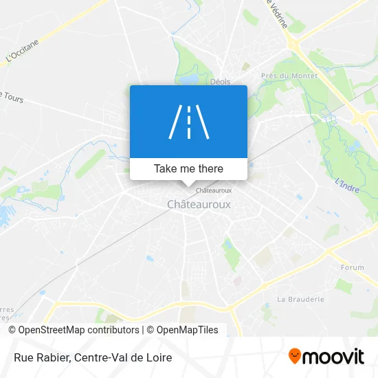 Rue Rabier map