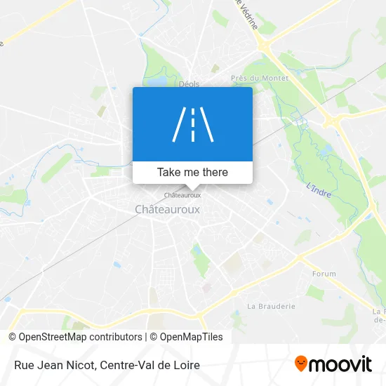 Rue Jean Nicot map