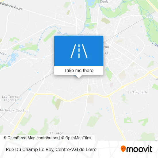 Rue Du Champ Le Roy map
