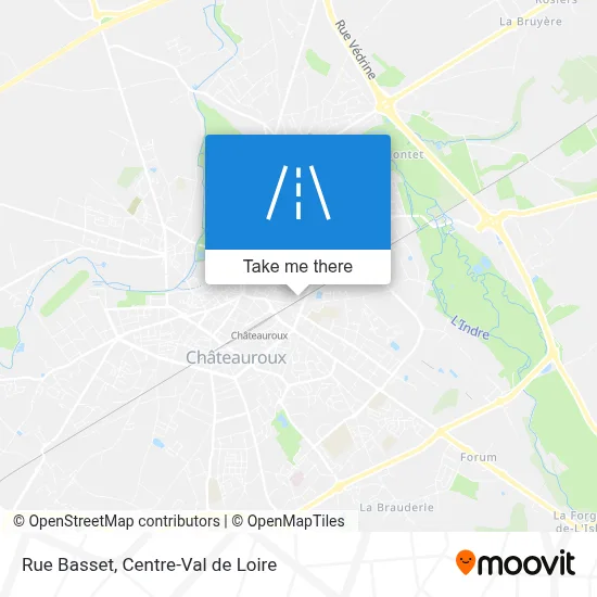Rue Basset map