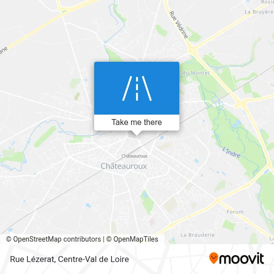 Rue Lézerat map
