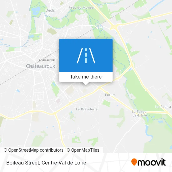 Rue Boileau map