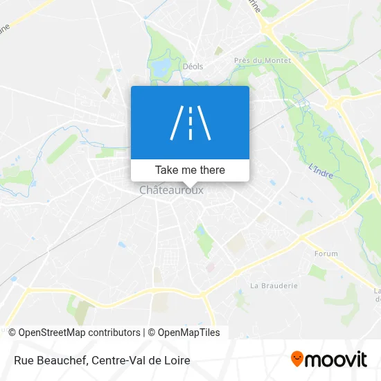 Rue Beauchef map