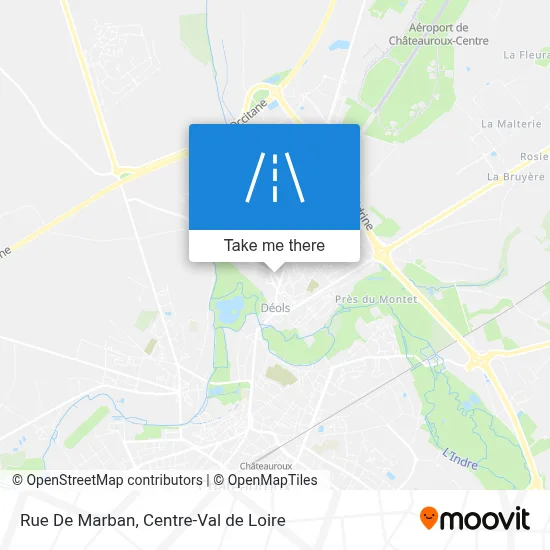 Rue De Marban map