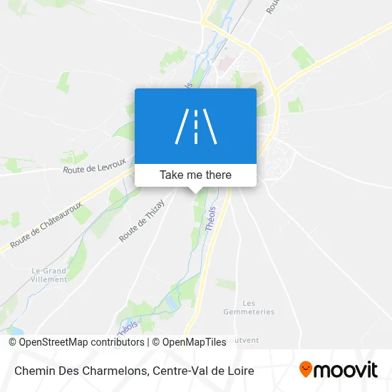 Chemin Des Charmelons map