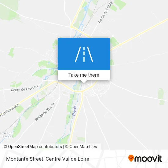 Rue Montante map