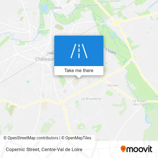 Rue Copernic map