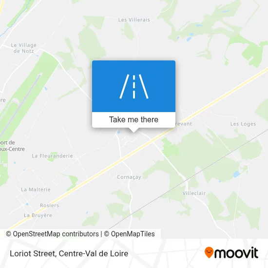 Rue Du Loriot map