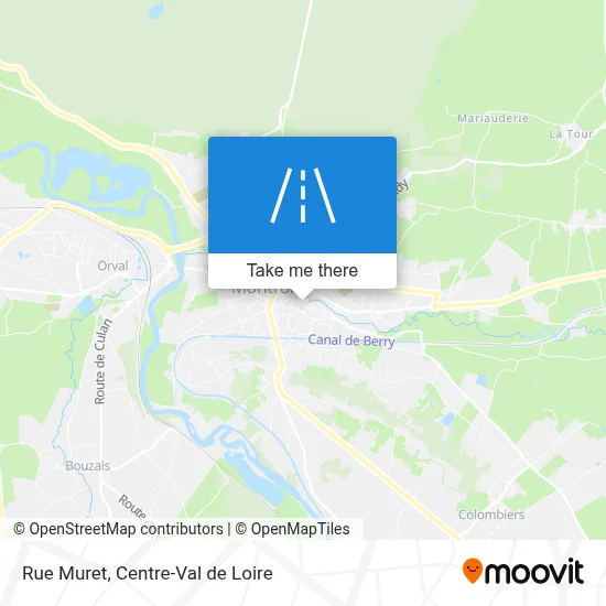 Rue Muret map