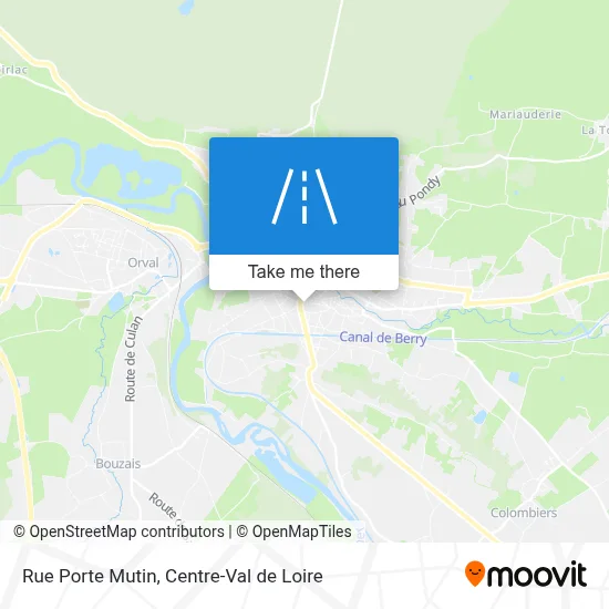 Rue Porte Mutin map