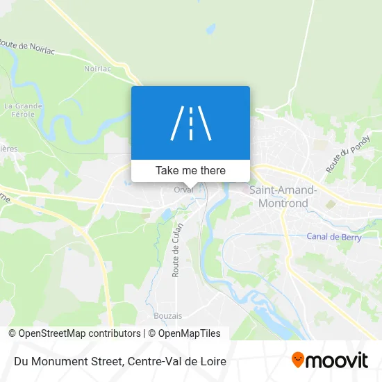 Rue Du Monument map