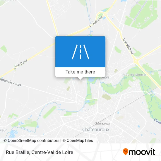 Rue Braille map