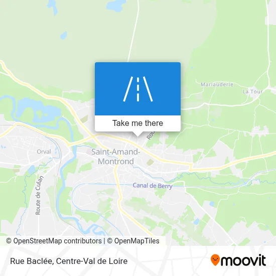 Rue Baclée map