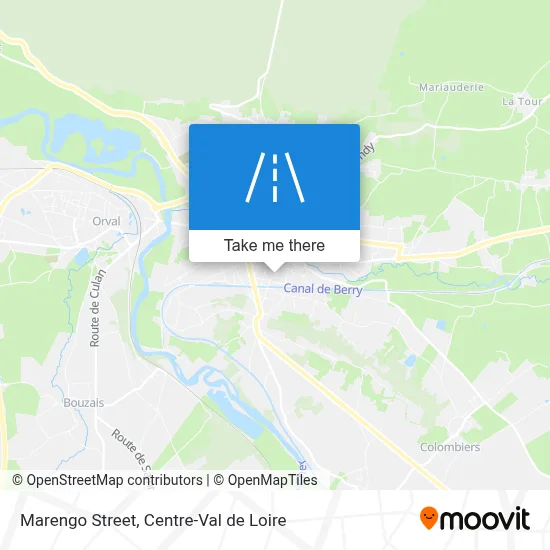 Rue Marengo map
