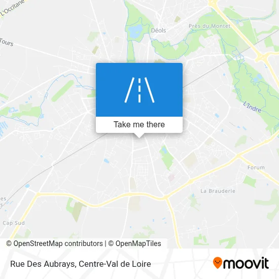 Rue Des Aubrays map