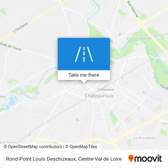 Rond-Point Louis Deschizeaux map